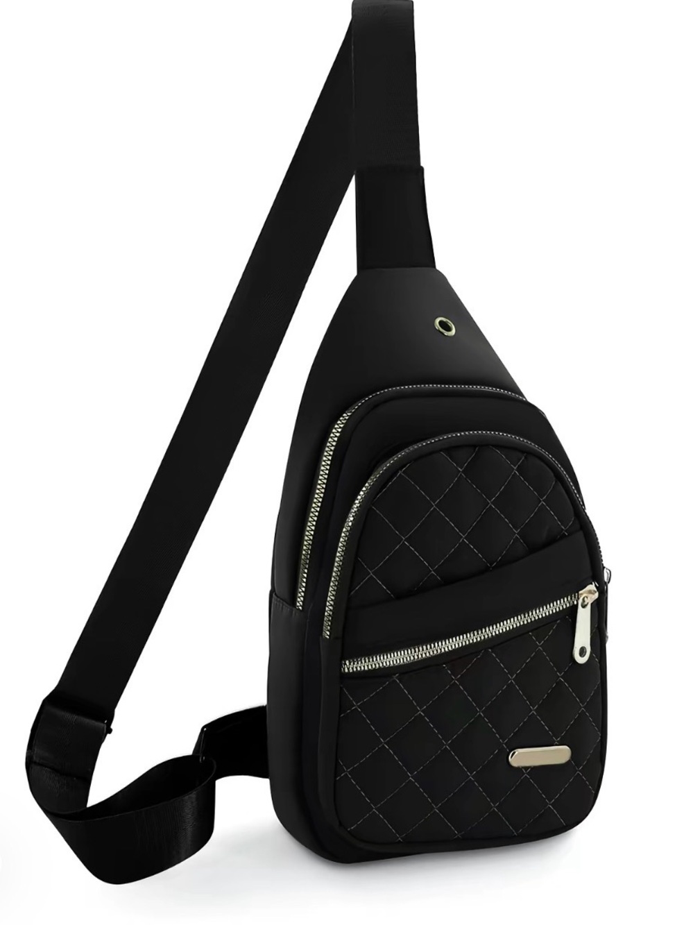 Black Quilted Sling Bag/Crossbody Bag